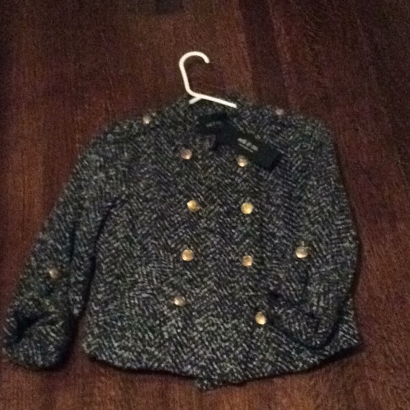 Ark & Co Jackets & Blazers - Tweed military style lined ark & co. Jacket NWT Ark & Co Jackets & Blazers - Tweed military style lined ark & co. Jacket NWT